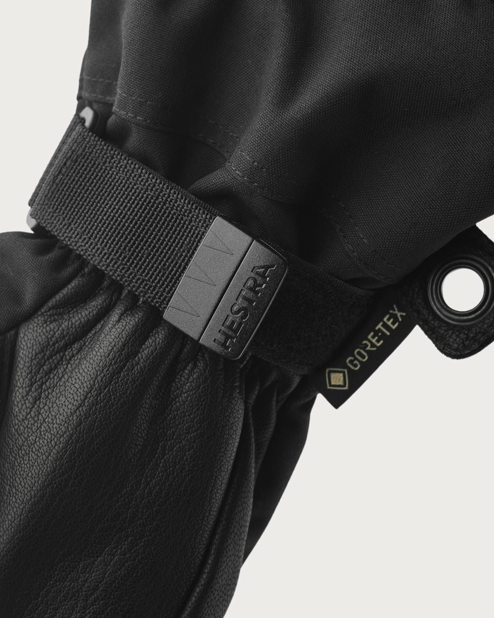 Mens Hestra Army Leather Gore-Tex Glove - Black / Black Gloves Hestra 