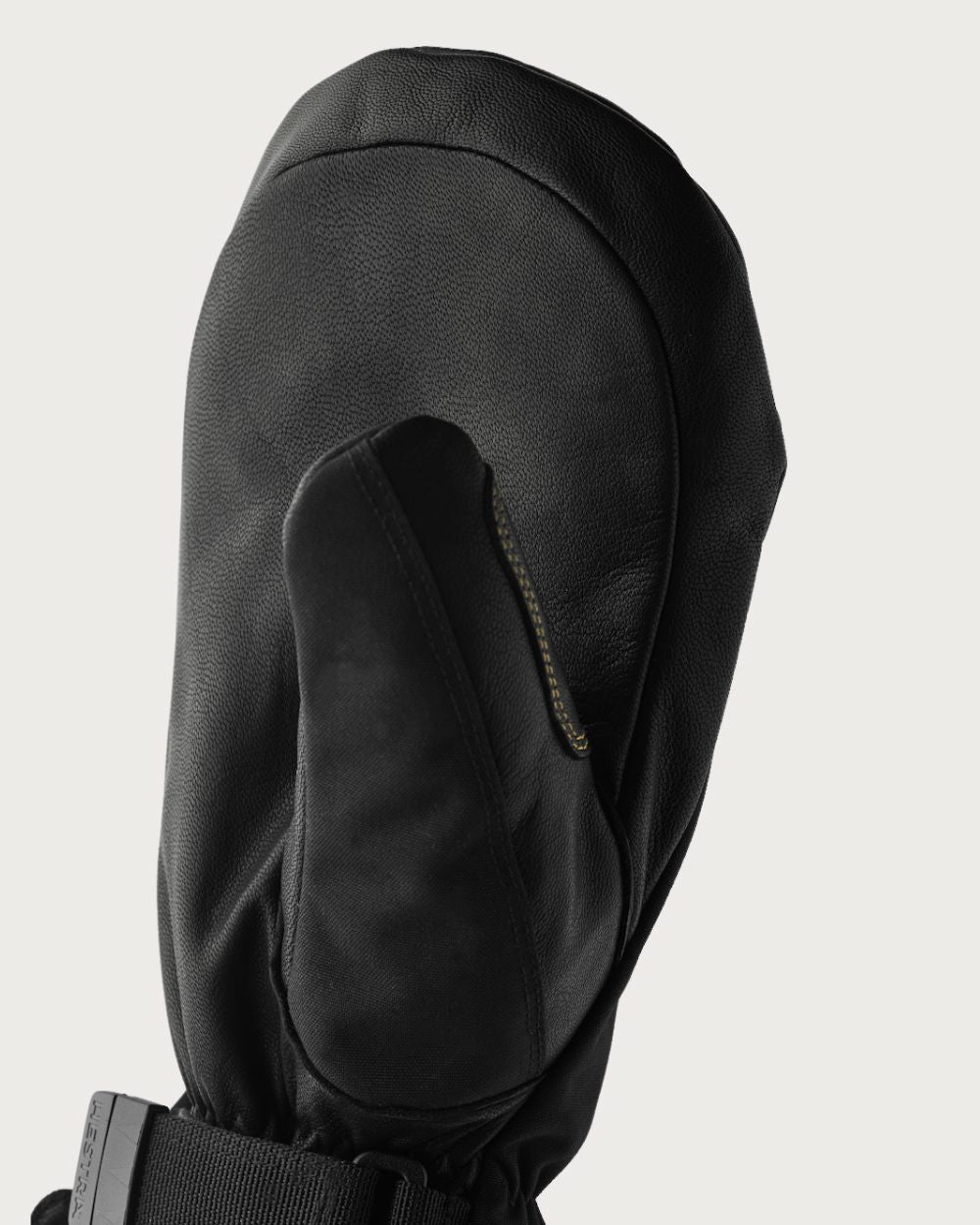 Mens Hestra Army Leather Gore-Tex Mitten - Black / Black Mittens Hestra 