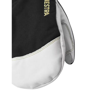 Mens Hestra Army Leather Gore-Tex Mitten - Black / White