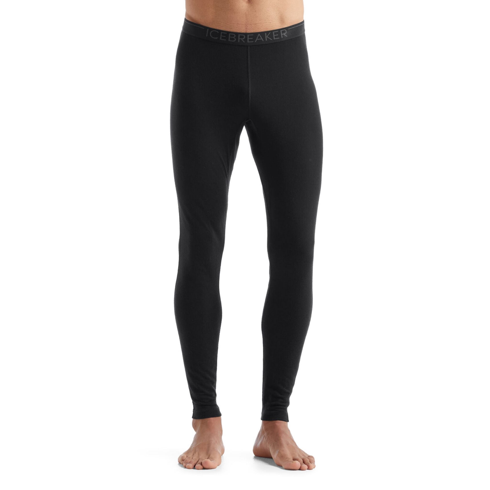 Mens Icebreaker Merino 200 Oasis Thermal Leggings - Black Thermals Icebreaker 