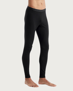 Mens Icebreaker Merino 260 Thermal Tech Leggings - Black Thermals Icebreaker 