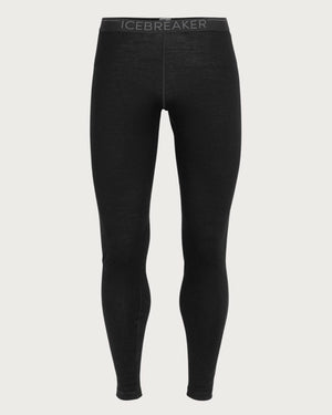 Mens Icebreaker Merino 260 Thermal Tech Leggings - Black Thermals Icebreaker 