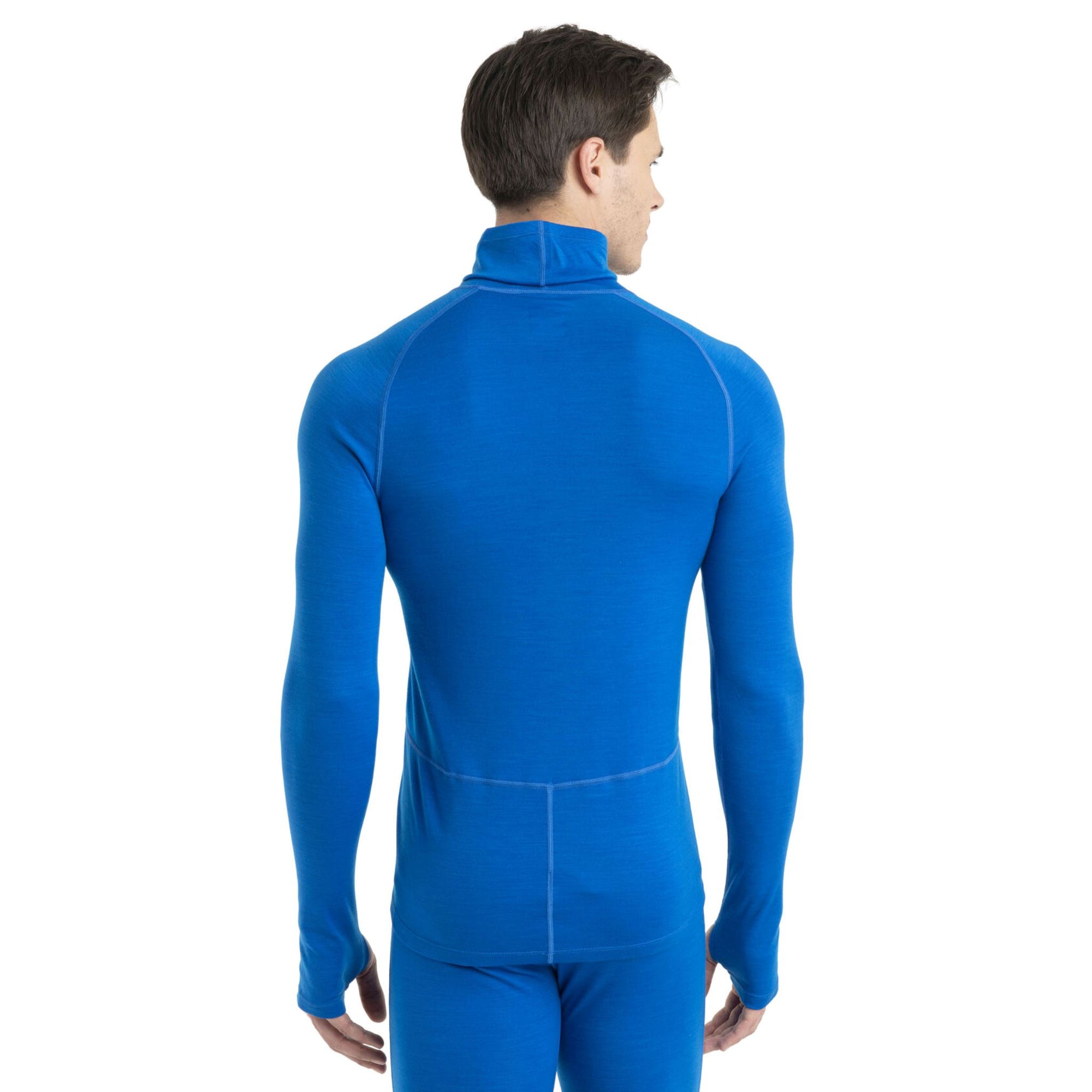 Mens Icebreaker Merino 300 Long Sleeve Roll Neck - Lazurite Thermals Icebreaker S INTL / S AU 