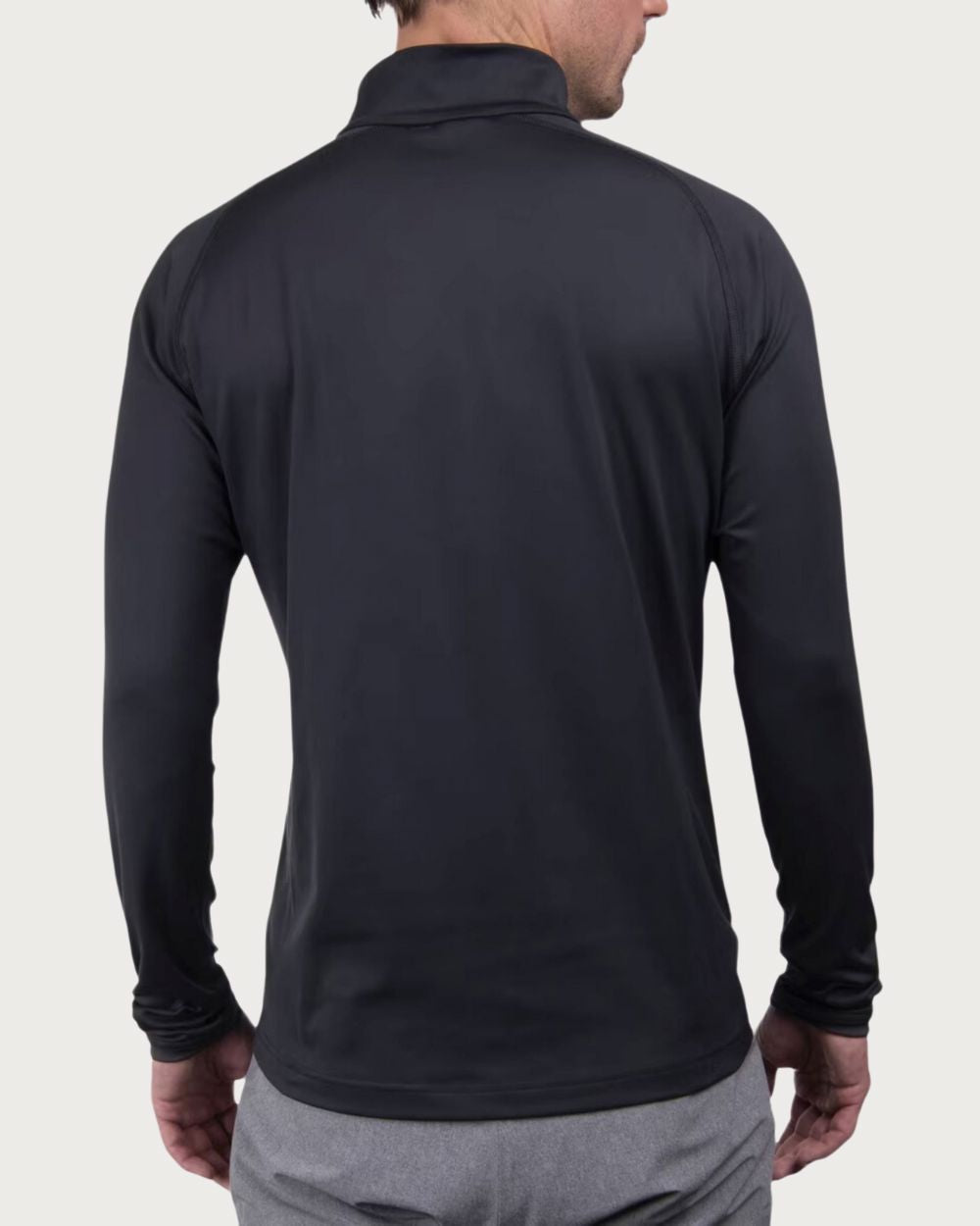 Mens Kjus Feel Half Zip - Black / Dark Dusk Thermals Kjus 