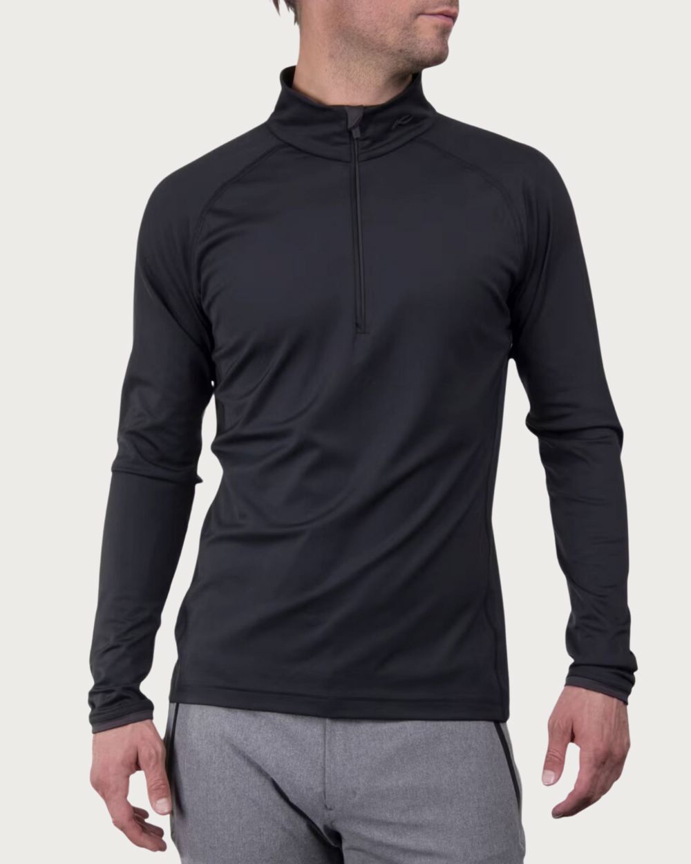 Mens Kjus Feel Half Zip - Black / Dark Dusk Thermals Kjus 48 INTL / S AU 