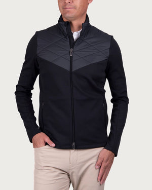 Mens Kjus Formula Midlayer Jacket - Black
