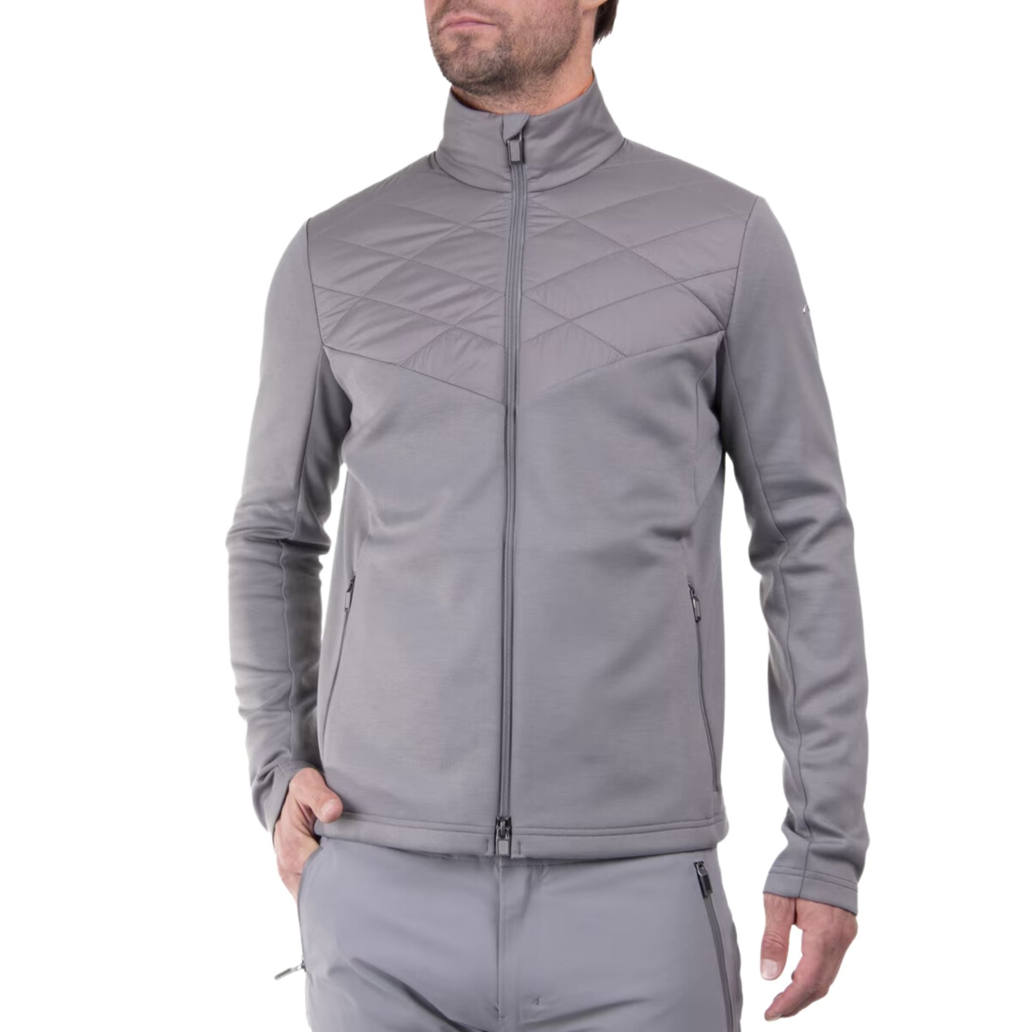 Mens Kjus Formula Midlayer Jacket - Pewter Mid Layers Kjus 