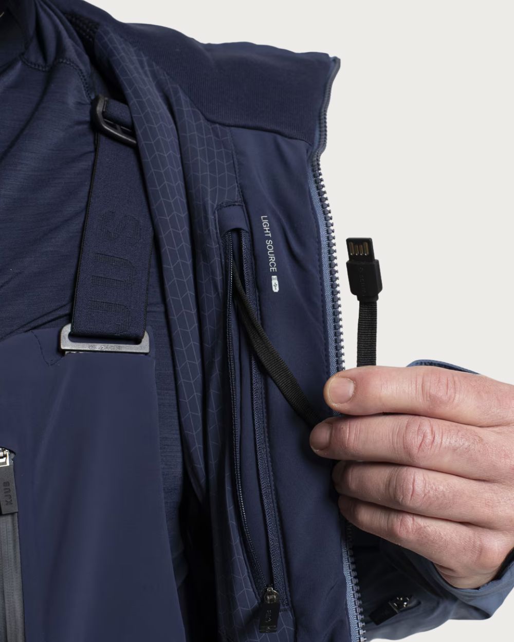 Mens Kjus Lasse Airflow Jacket - Navy Jackets Kjus 