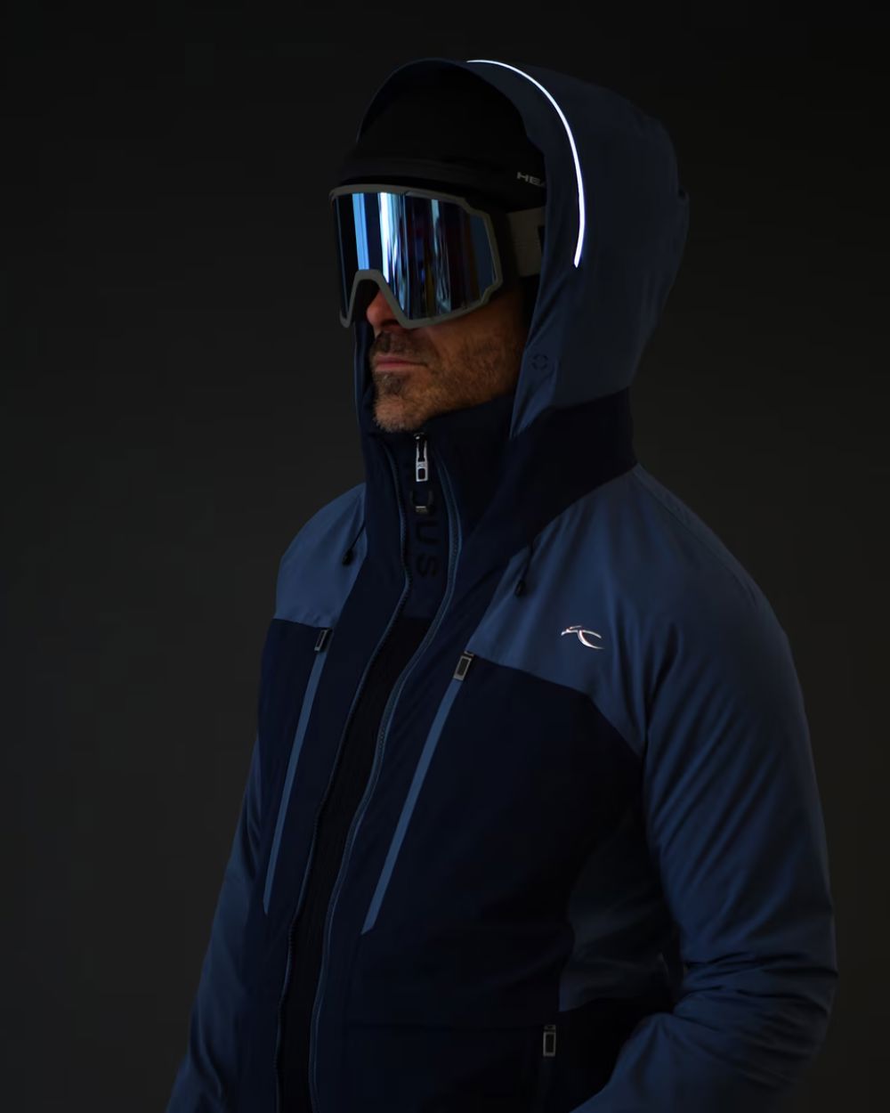 Mens Kjus Lasse Airflow Jacket - Navy Jackets Kjus 