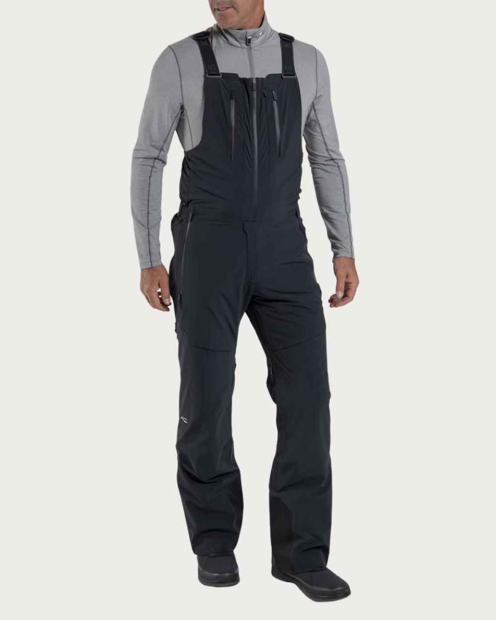 Mens Kjus Ligety Bib Pant - Black Pants Kjus 