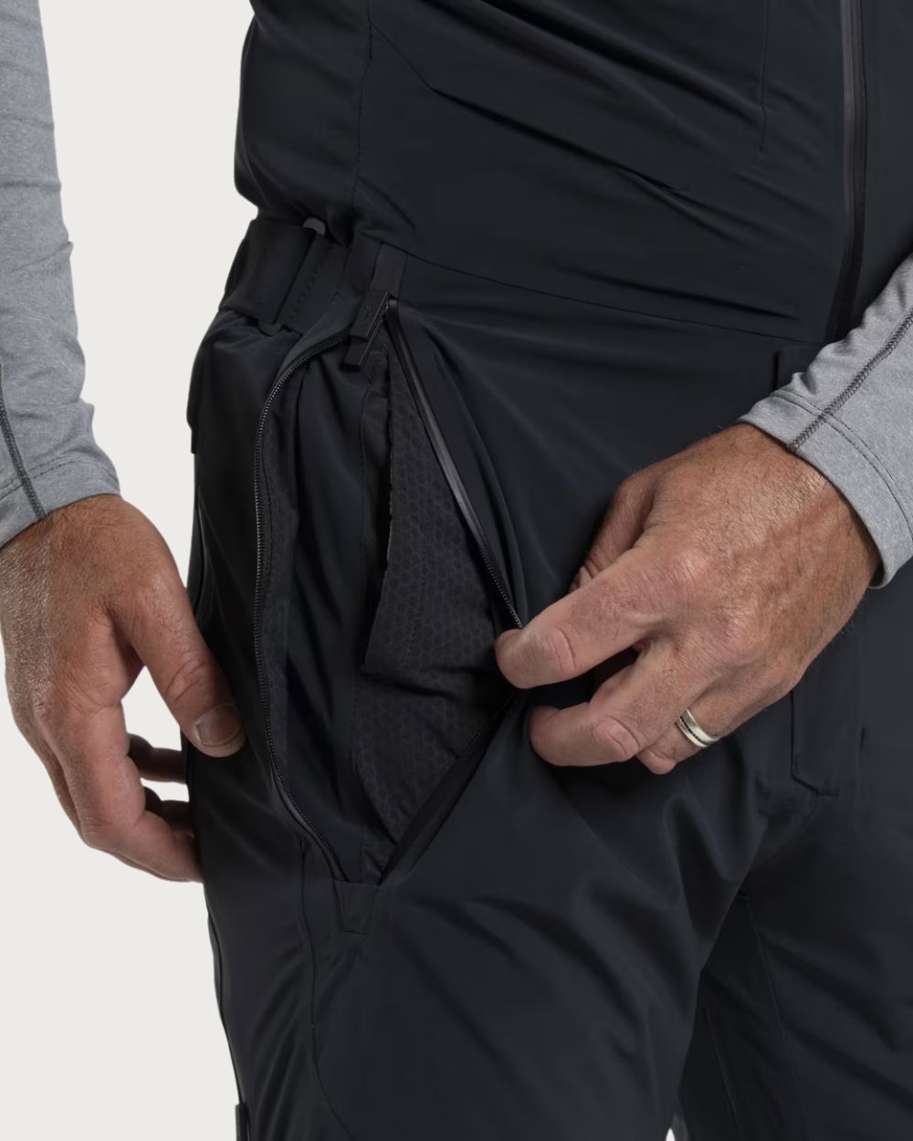 Mens Kjus Ligety Bib Pant - Black Pants Kjus 