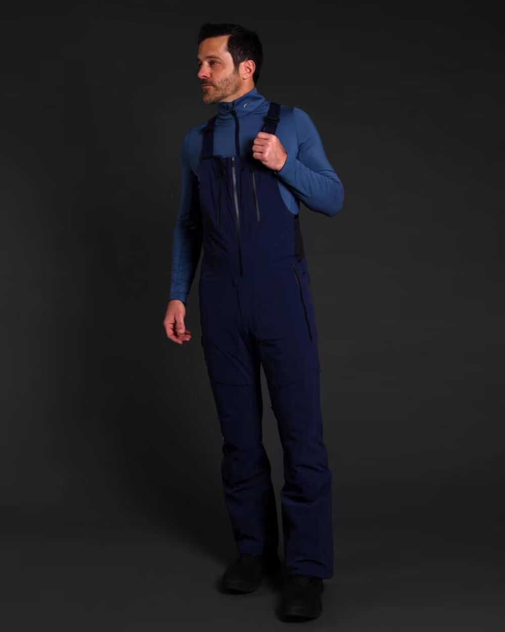 Mens Kjus Ligety Bib Pant - Navy Pants Kjus 