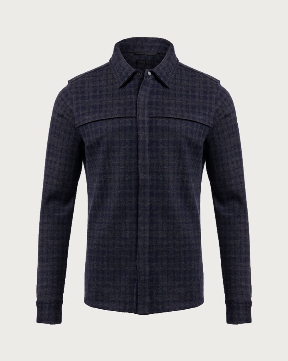 Mens Kjus Yellowstone Shirt 26 -Navy / Dark Dusk Après | Travel Kjus 48 INTL / S AU 