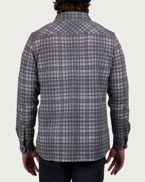 Mens Kjus Yellowstone Shirt - Pewter/Alloy