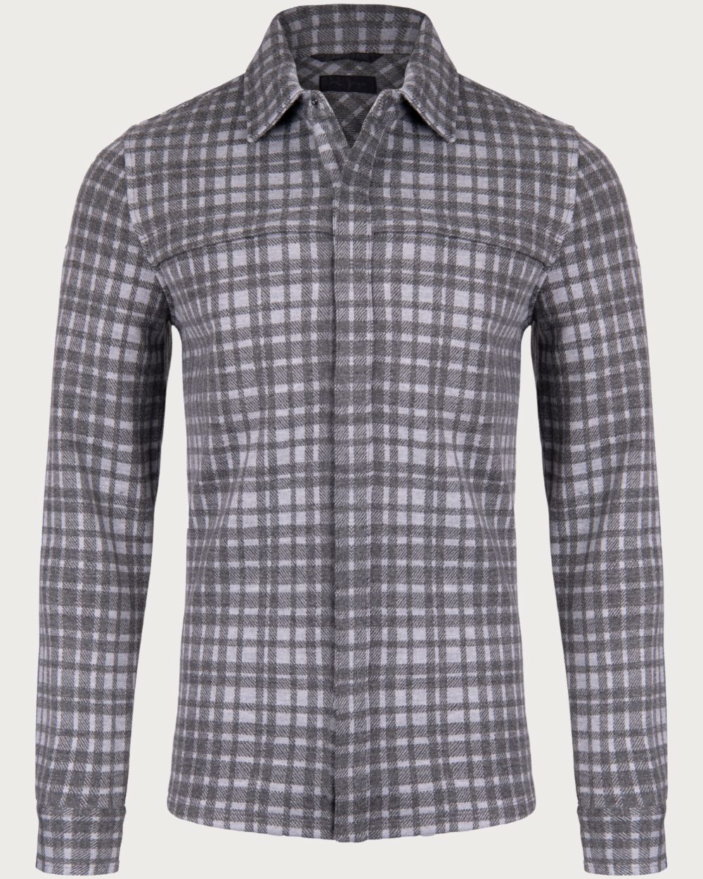 Mens Kjus Yellowstone Shirt - Pewter/Alloy