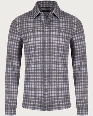 Mens Kjus Yellowstone Shirt - Pewter/Alloy