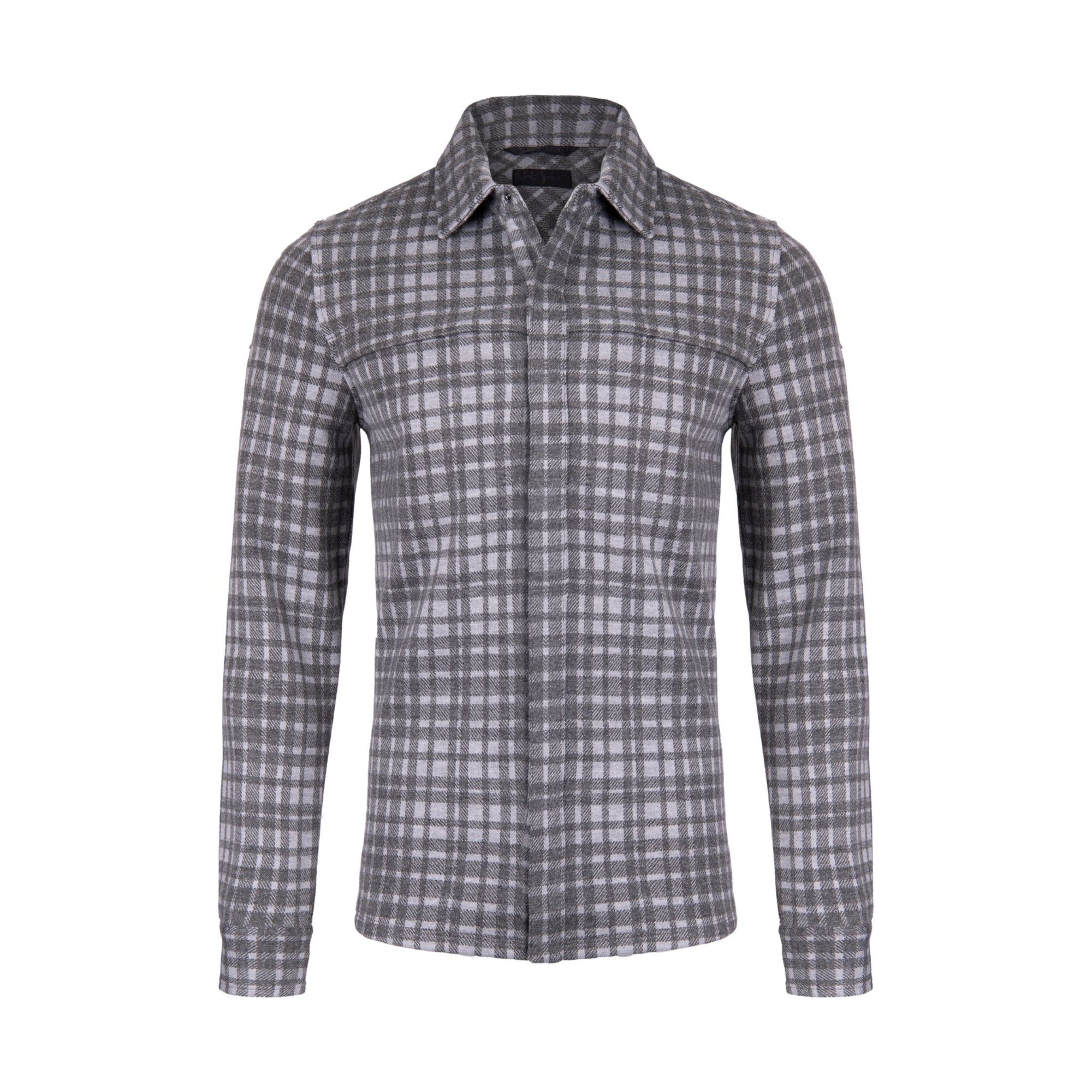 Mens Kjus Yellowstone Shirt - Pewter/Alloy