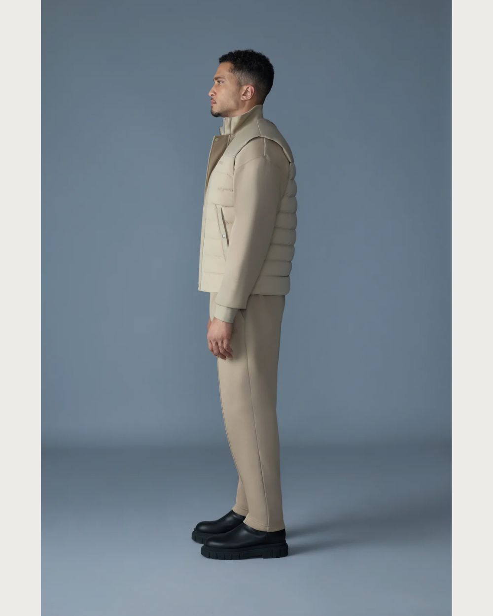 Mens Mackage Brody Vest - Light Camel Après | Travel Mackage 