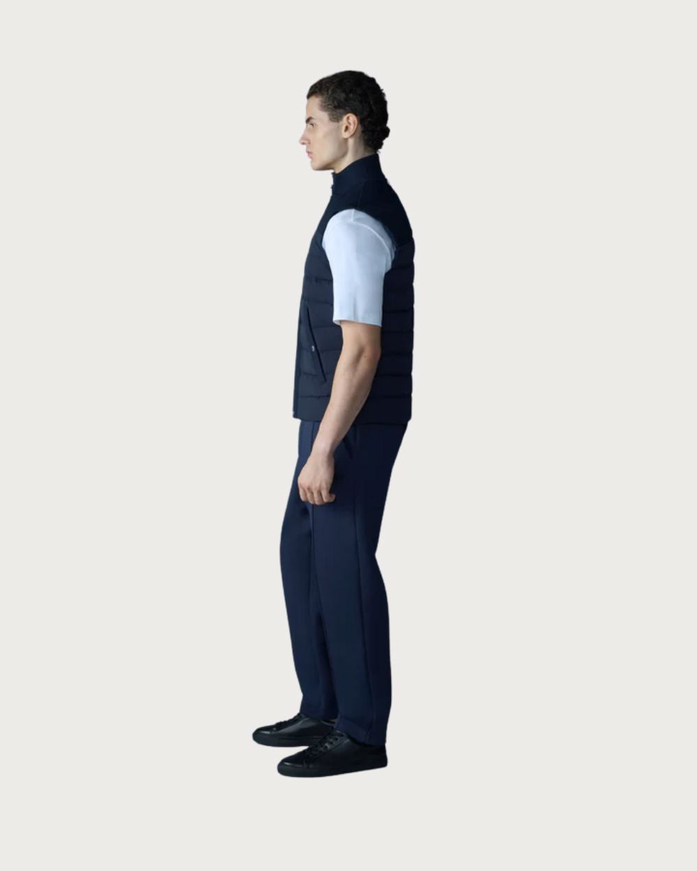 Mens Mackage Brody Vest - Navy Après | Travel Mackage 