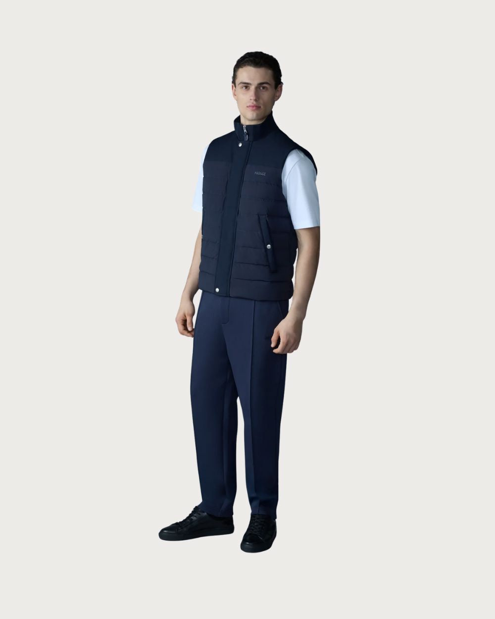 Mens Mackage Brody Vest - Navy Après | Travel Mackage 