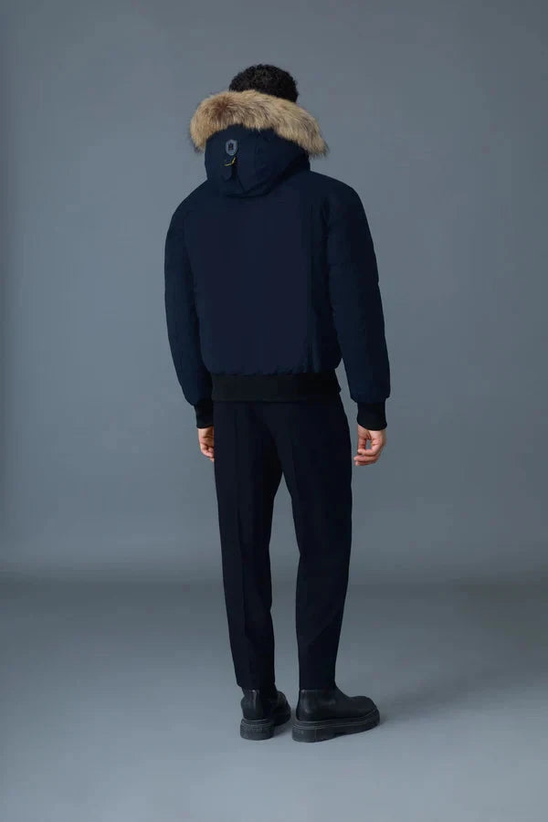 Mens Mackage Dixon-F 2-In-1 Nordic Bomber Jacket - Navy Après | Travel Mackage 