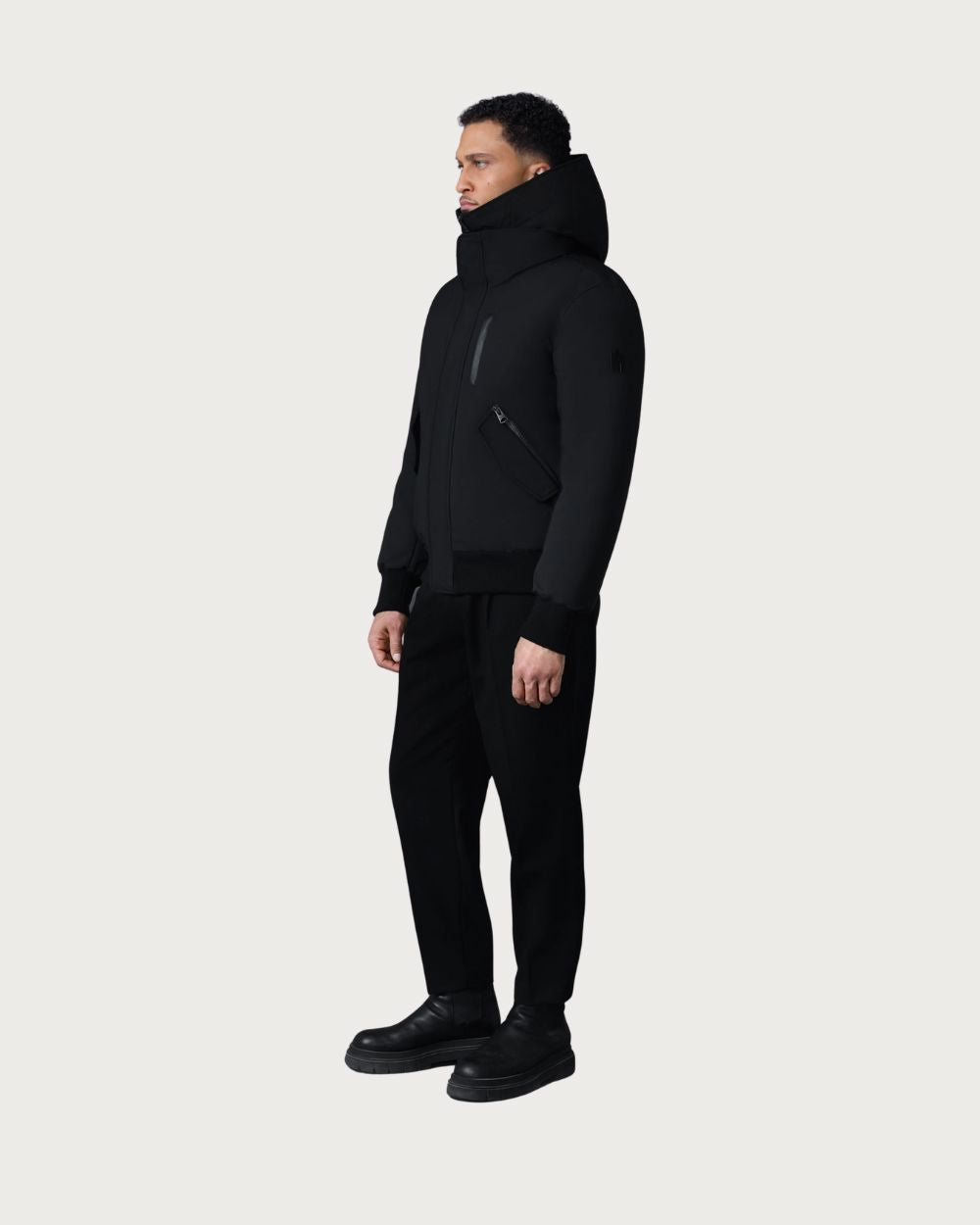 Mens Mackage Dixon-NFR 2-In-1 Bomber Down Jacket - Black Après | Travel Mackage 