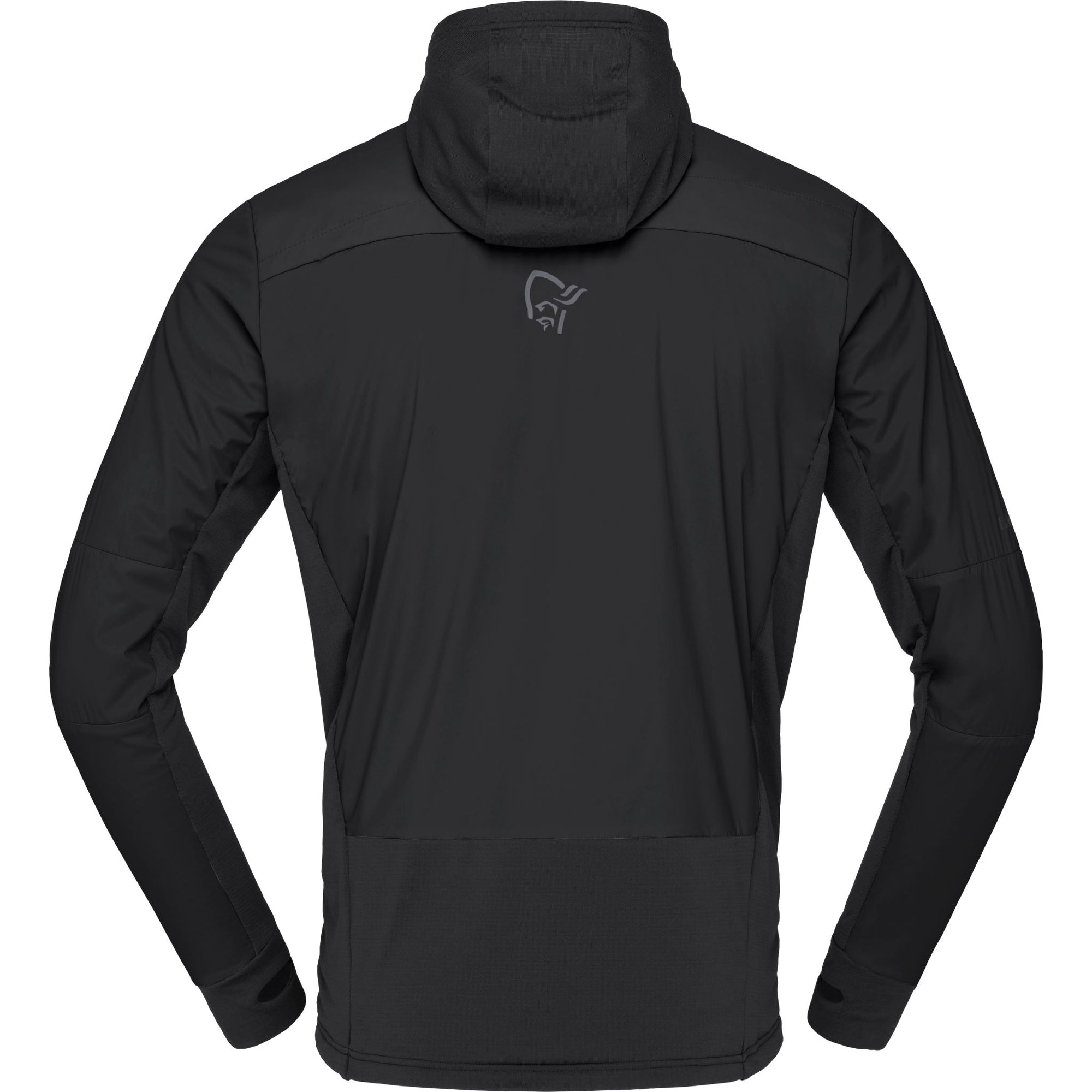 Mens Norrøna Falketind Alpha90 Insulated Hooded Jacket - Caviar