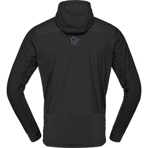 Mens Norrøna Falketind Alpha90 Insulated Hooded Jacket - Caviar