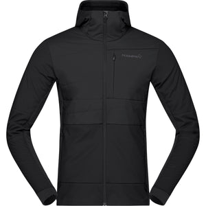 Mens Norrøna Falketind Alpha90 Insulated Hooded Jacket - Caviar