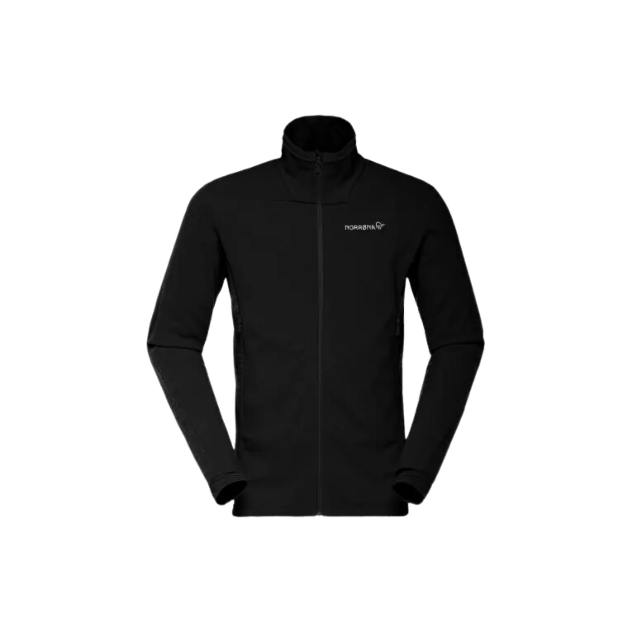 Mens Norrøna Falketind Warm1 Jacket - Caviar Black Mid Layers Norrøna 
