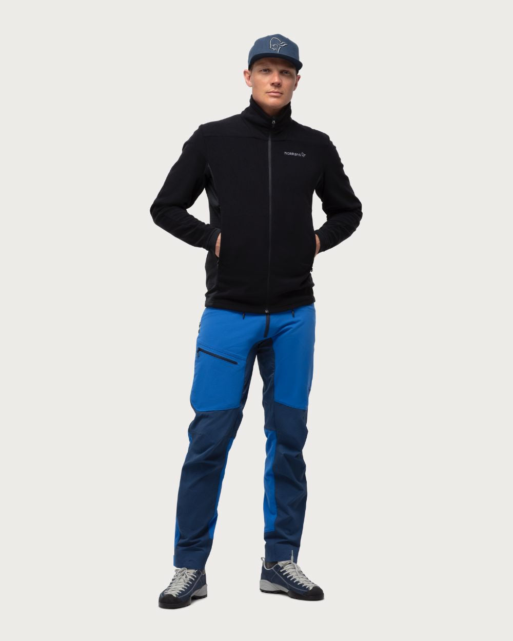 Mens Norrøna Falketind Warm1 Jacket - Caviar Black Mid Layers Norrøna 