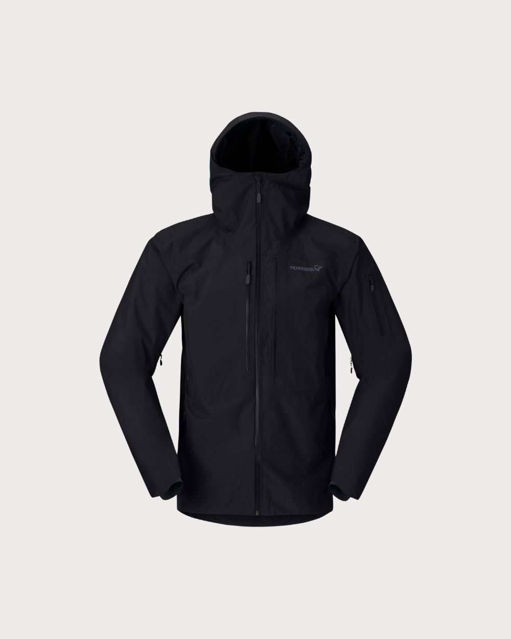 Mens Norrøna Lofoten Gore-Tex Insulated Jacket - Caviar Black Jackets Norrøna 