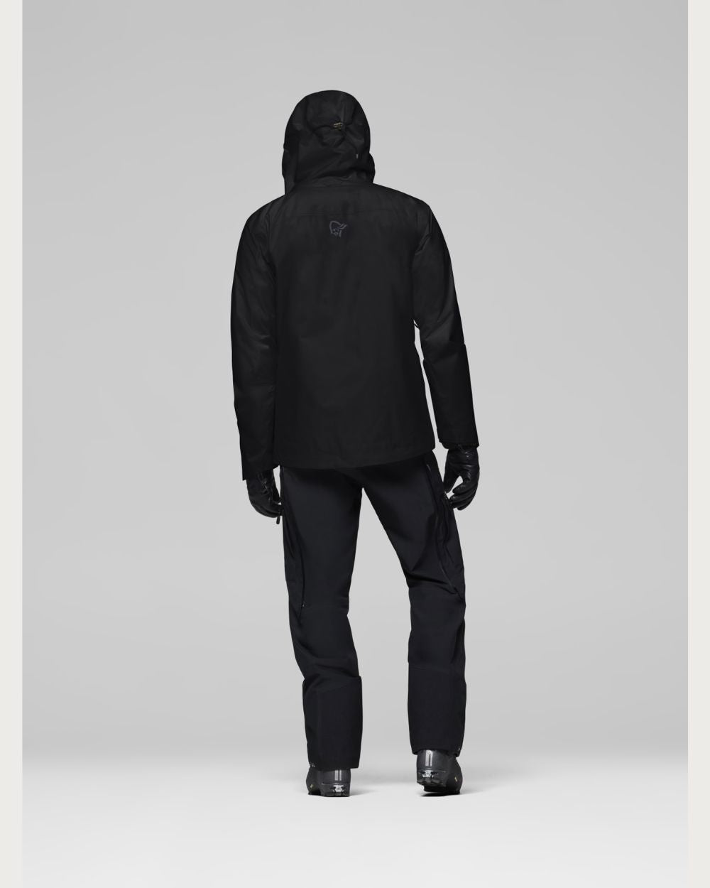 Mens Norrøna Lofoten Gore-Tex Insulated Jacket - Caviar Black Jackets Norrøna 