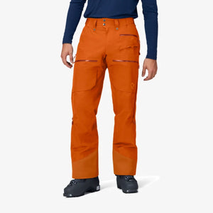 Mens Norrøna Lofoten Gore-Tex Insulated Pants - Gold Flame Pants Norrøna 