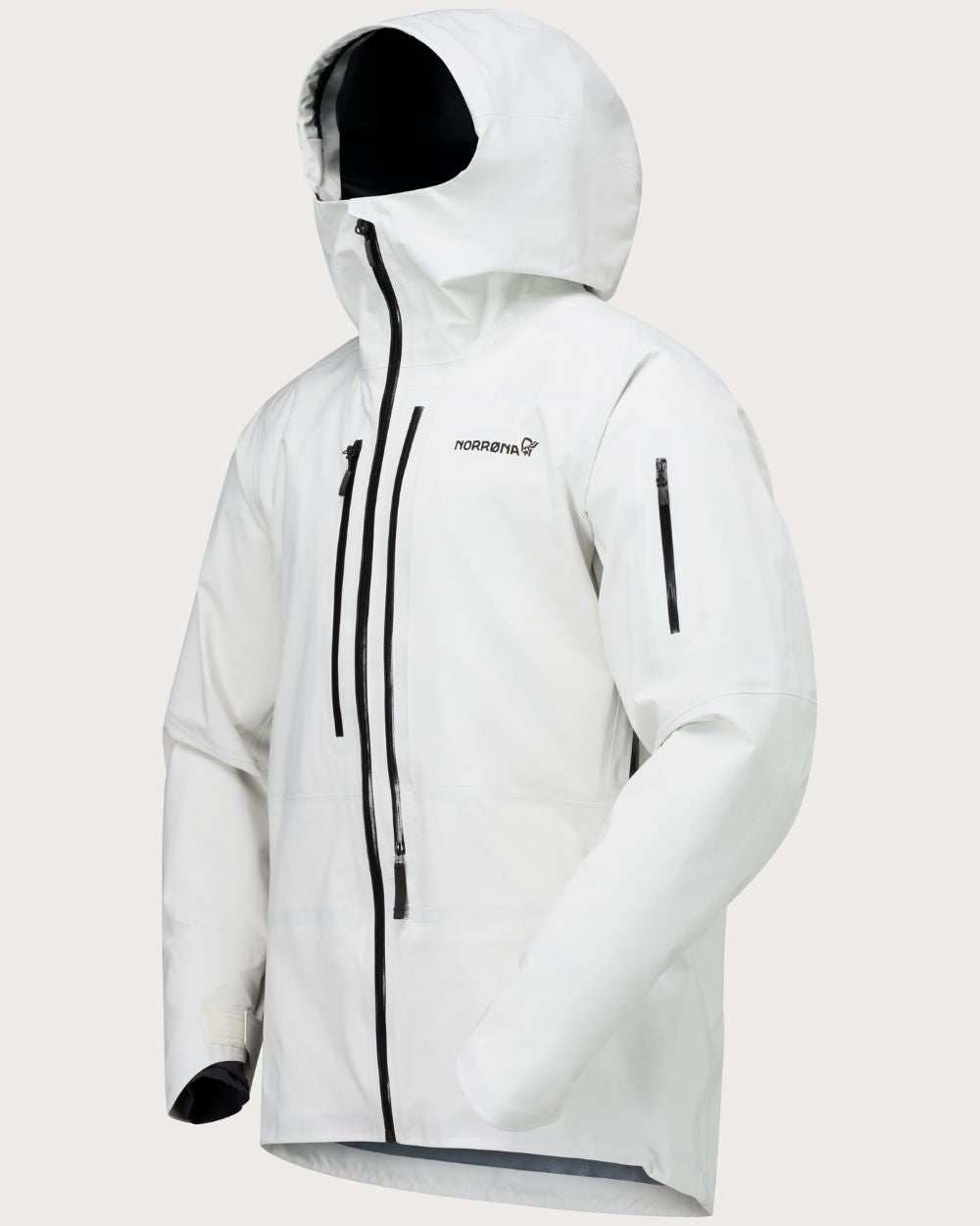Mens Norrøna Lofoten Gore-Tex Pro Jacket - Whisper White Jackets Norrøna 