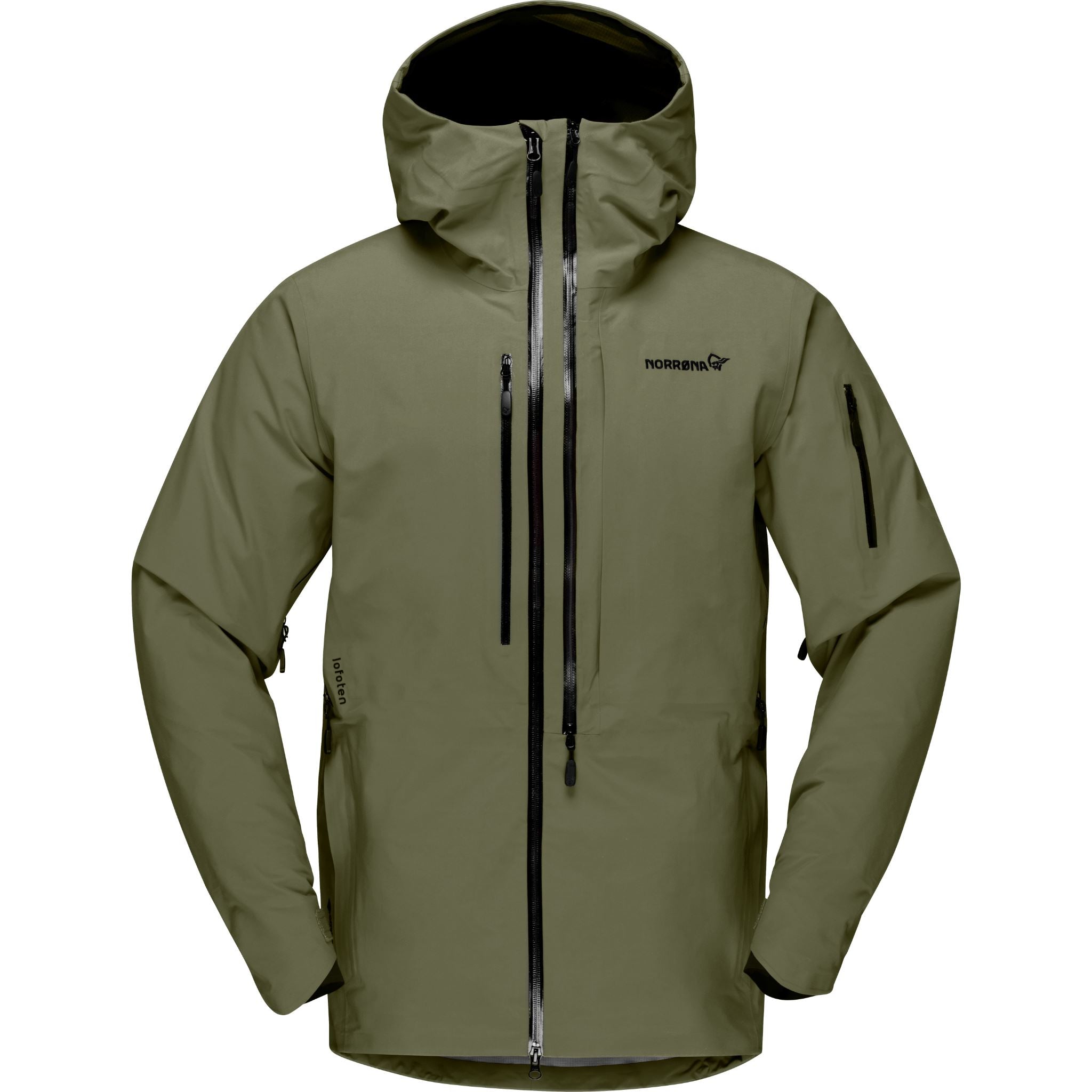 Mens Norrøna Lofoten Gore-Tex Pro Plus Jacket - Olive Night 