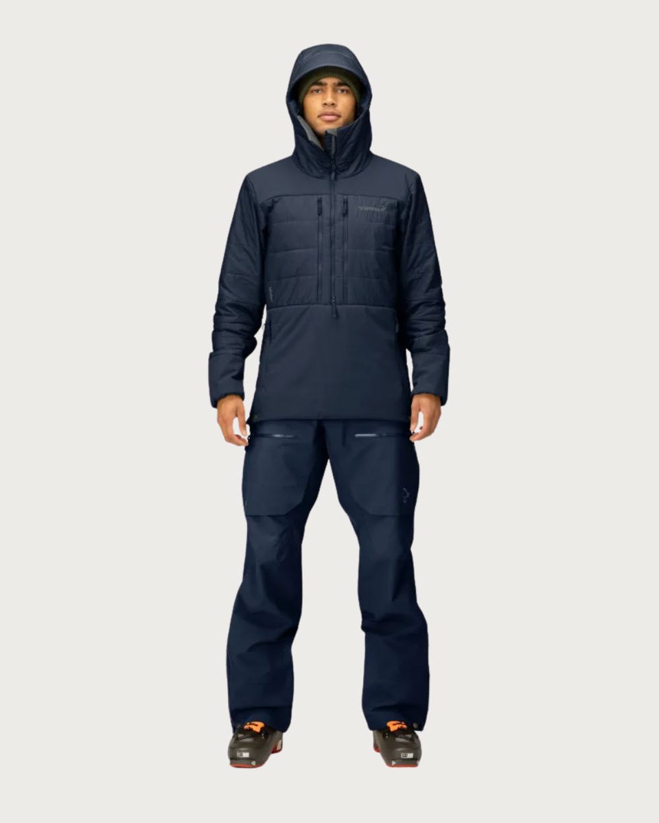 Mens Norrøna Lofoten Primaloft80 Anorak Jacket Indigo Night