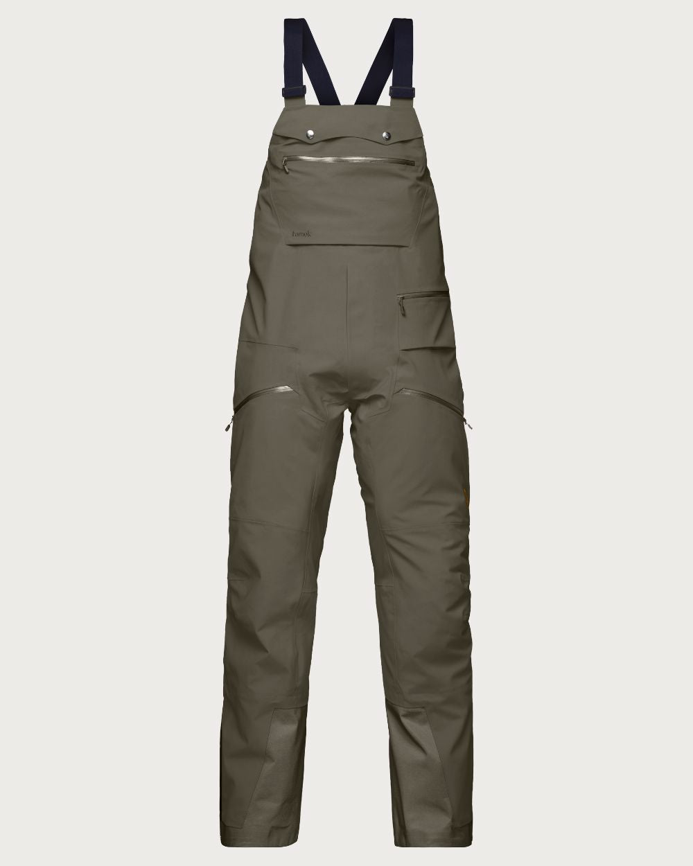 Mens Norrøna Tamok Gore-Tex Performance Shell Bib Pants - Beluga Pants Norrøna S INTL / XS AU 