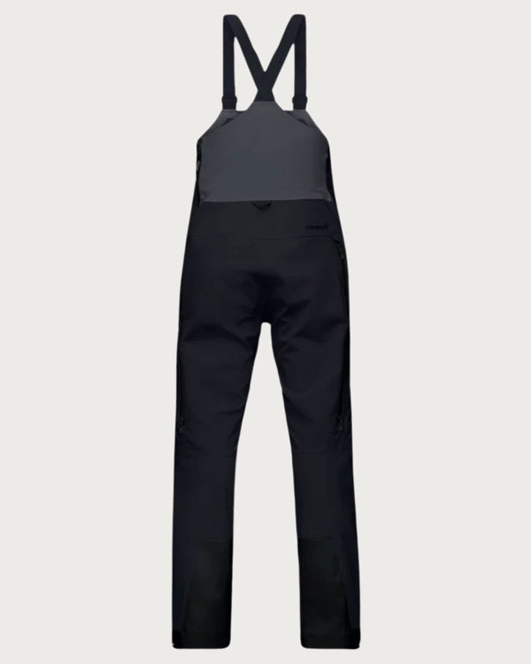 Mens Norrøna Tamok Gore-Tex Performance Shell Bib Pants - Caviar Black