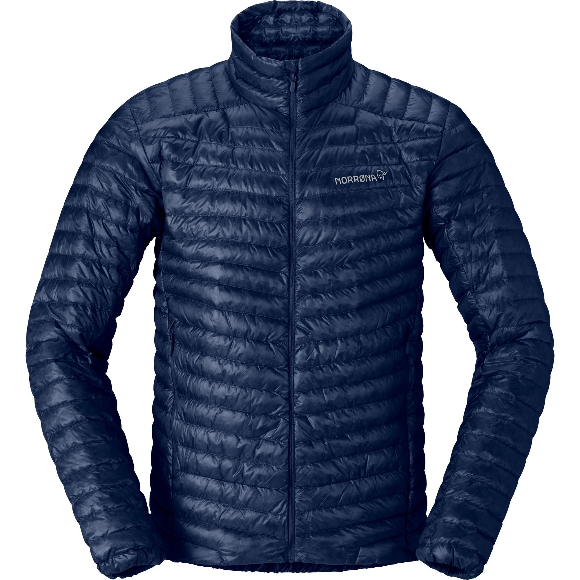 Mens Norrøna Trollveggen Superlight Down800 Jacket - Indigo Night