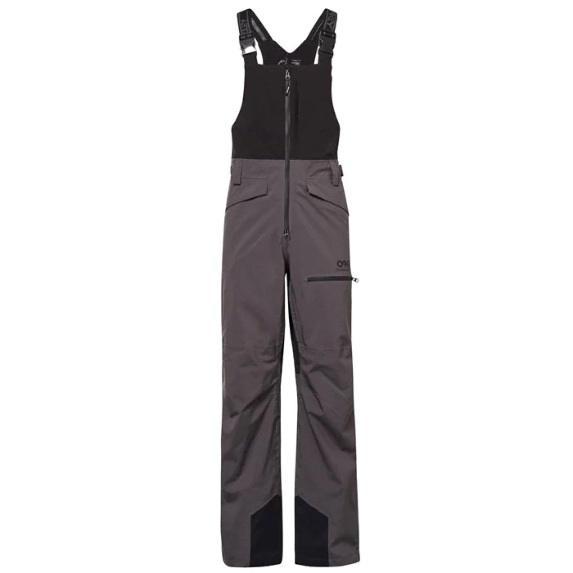 Mens Oakley Thermonuclear Protection Shell Bib Pant - Forged Iron/Blackout Pants Oakley S INTL / S AU 