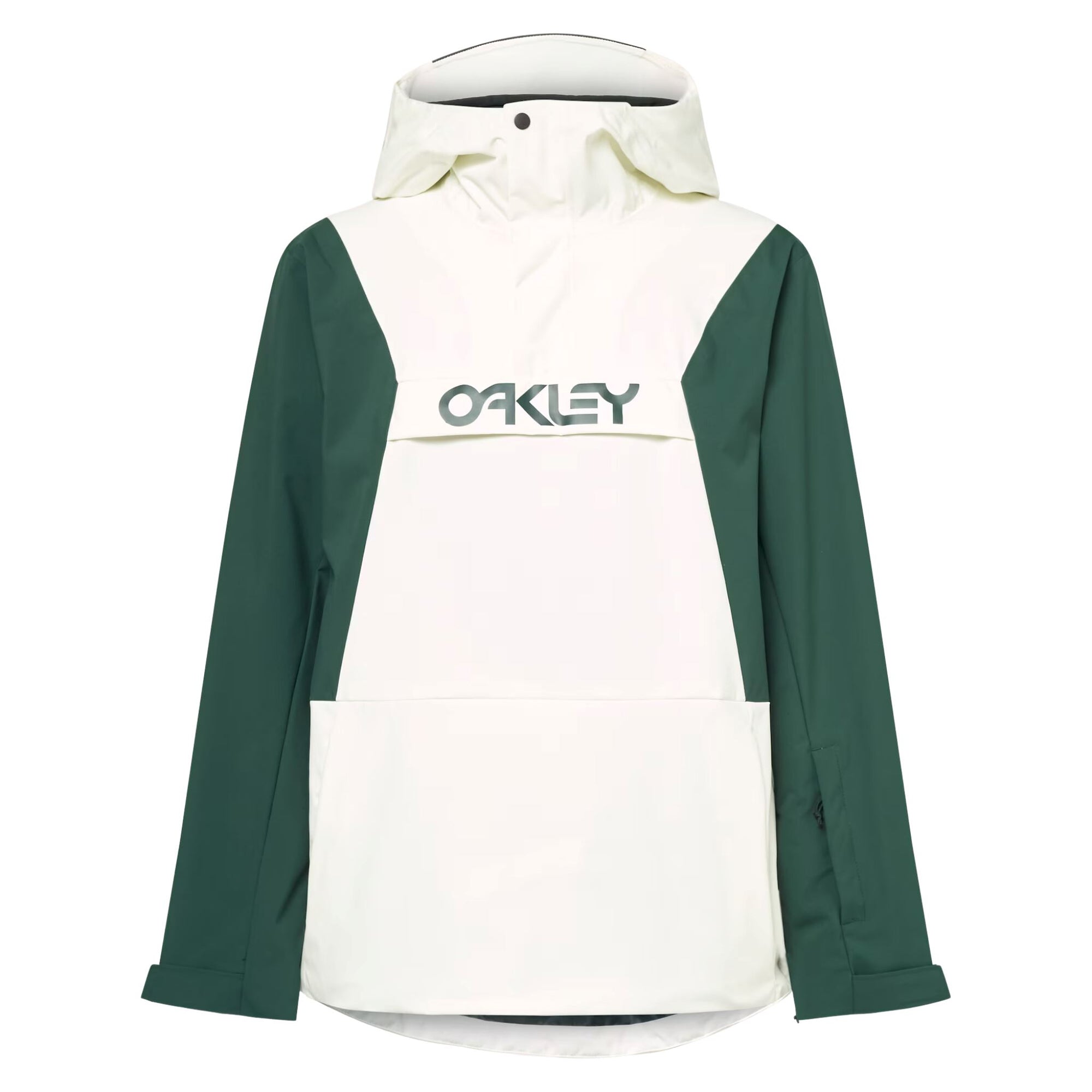 Mens Oakley Thermonuclear Protection TBT Insulated Anorak - Artic White / Hunter Green Jackets Oakley S INTL / S AU 