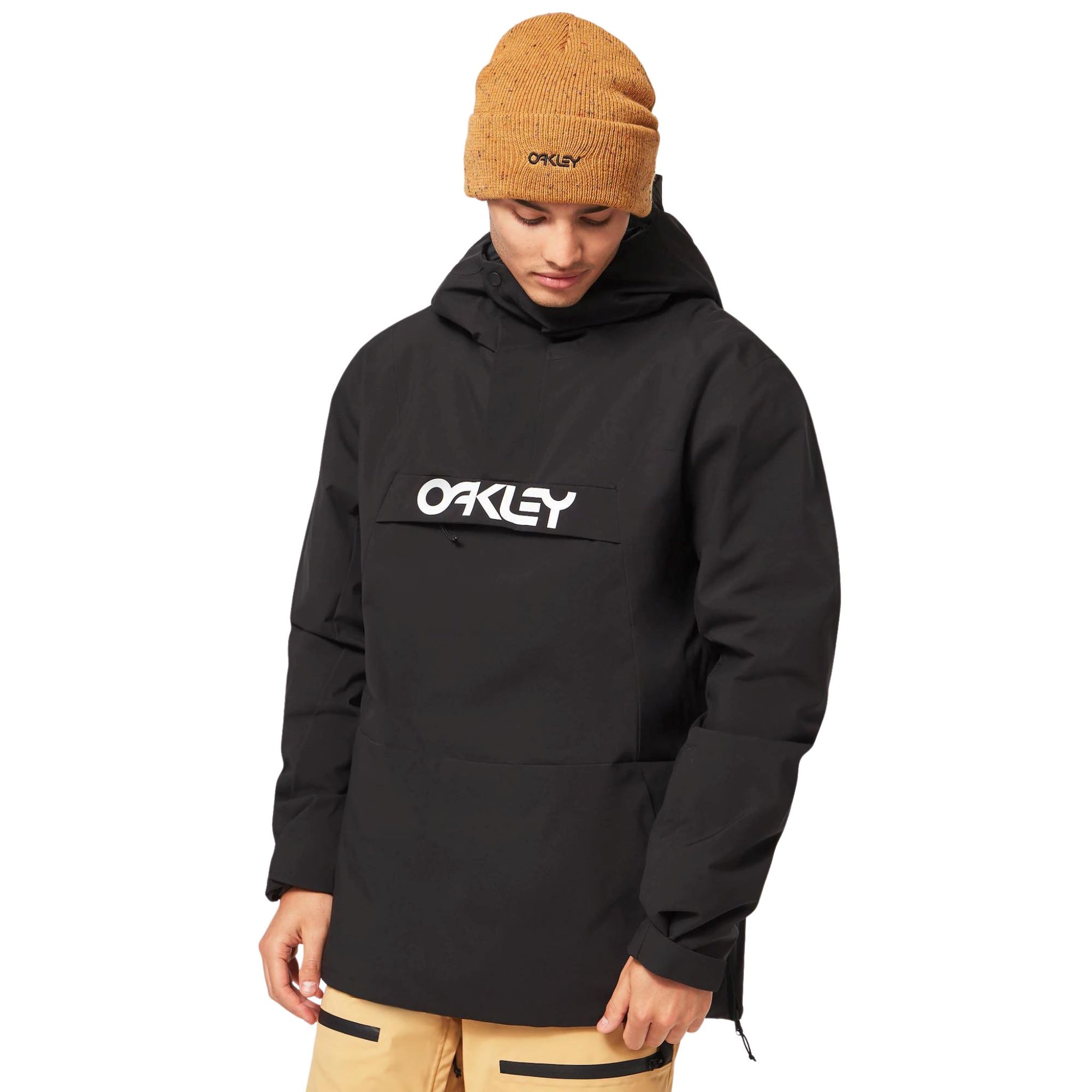 Mens Oakley Thermonuclear Protection TBT Insulated Anorak - Blackout Jackets Oakley S INTL / S AU 