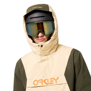 Mens Oakley Thermonuclear Protection TBT Insulated Anorak - Humus / New Dark Brush Jackets Oakley 