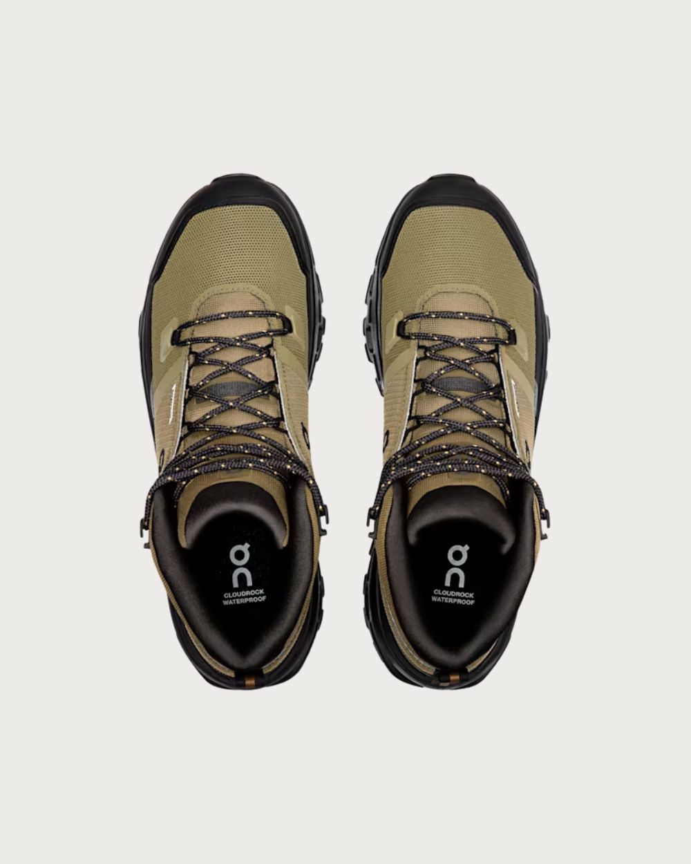 Mens On Cloudrock Mid Waterproof Boot - Hunter / Black Footwear On Running 