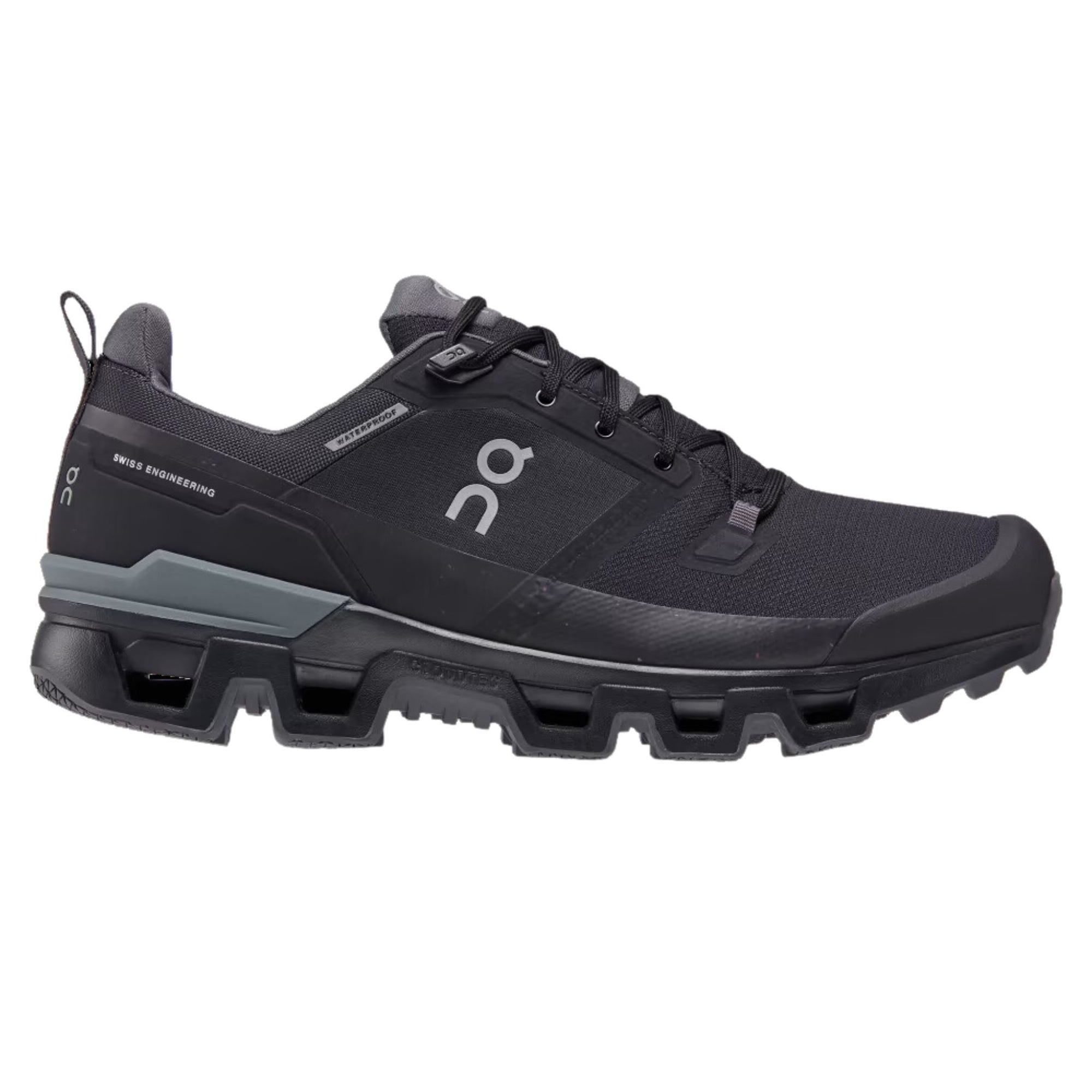 Mens On Cloudwander Waterproof - Black/Eclipse Footwear On Running 8US / 41EU 