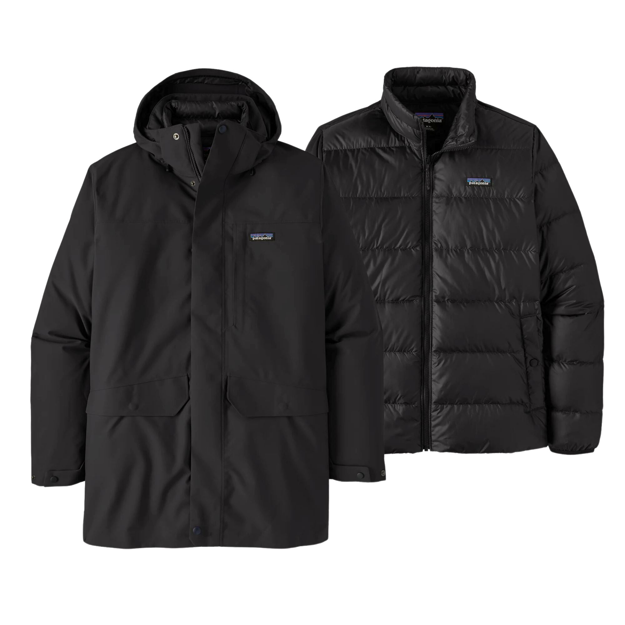 Mens Patagonia Tres 3-In-1 Parka - Black Après | Travel Patagonia 