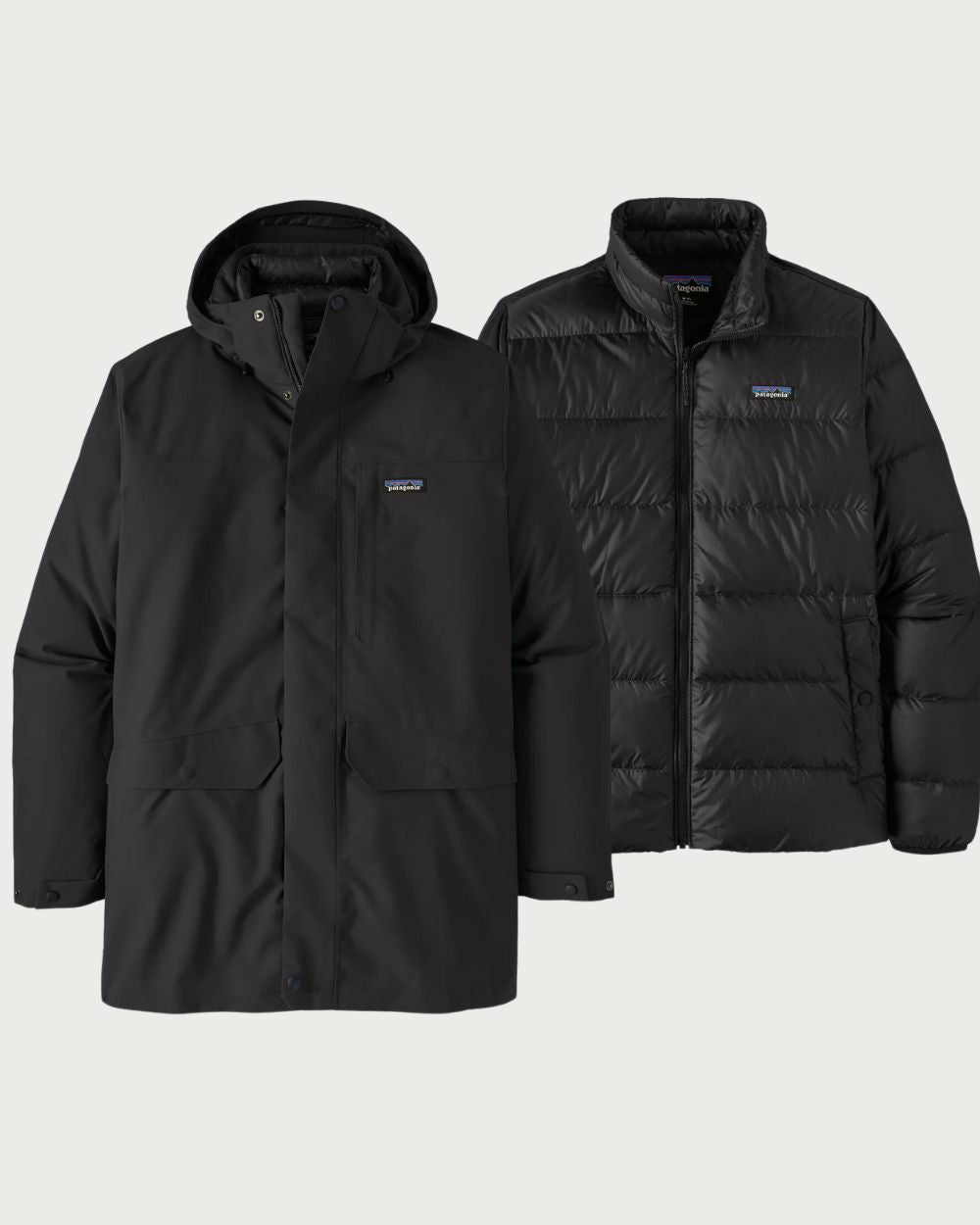 Mens Patagonia Tres 3-In-1 Parka - Black Après | Travel Patagonia XS INTL / XS AU 