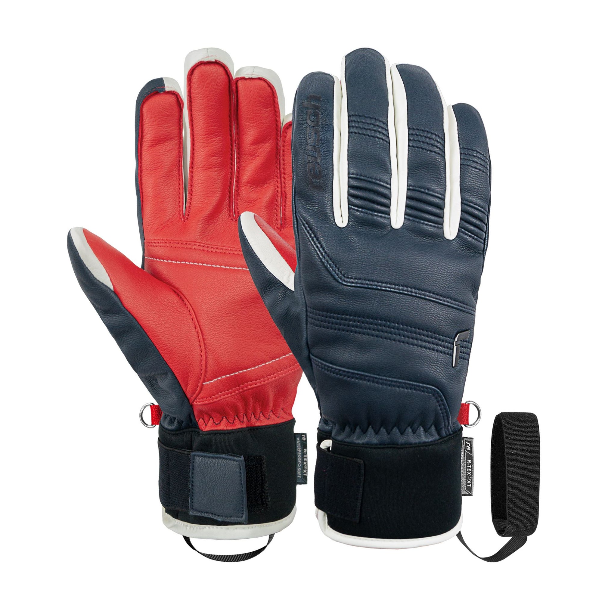 Mens Reusch Highland R-Tex Glove - Blue / White / Red Gloves Reusch 
