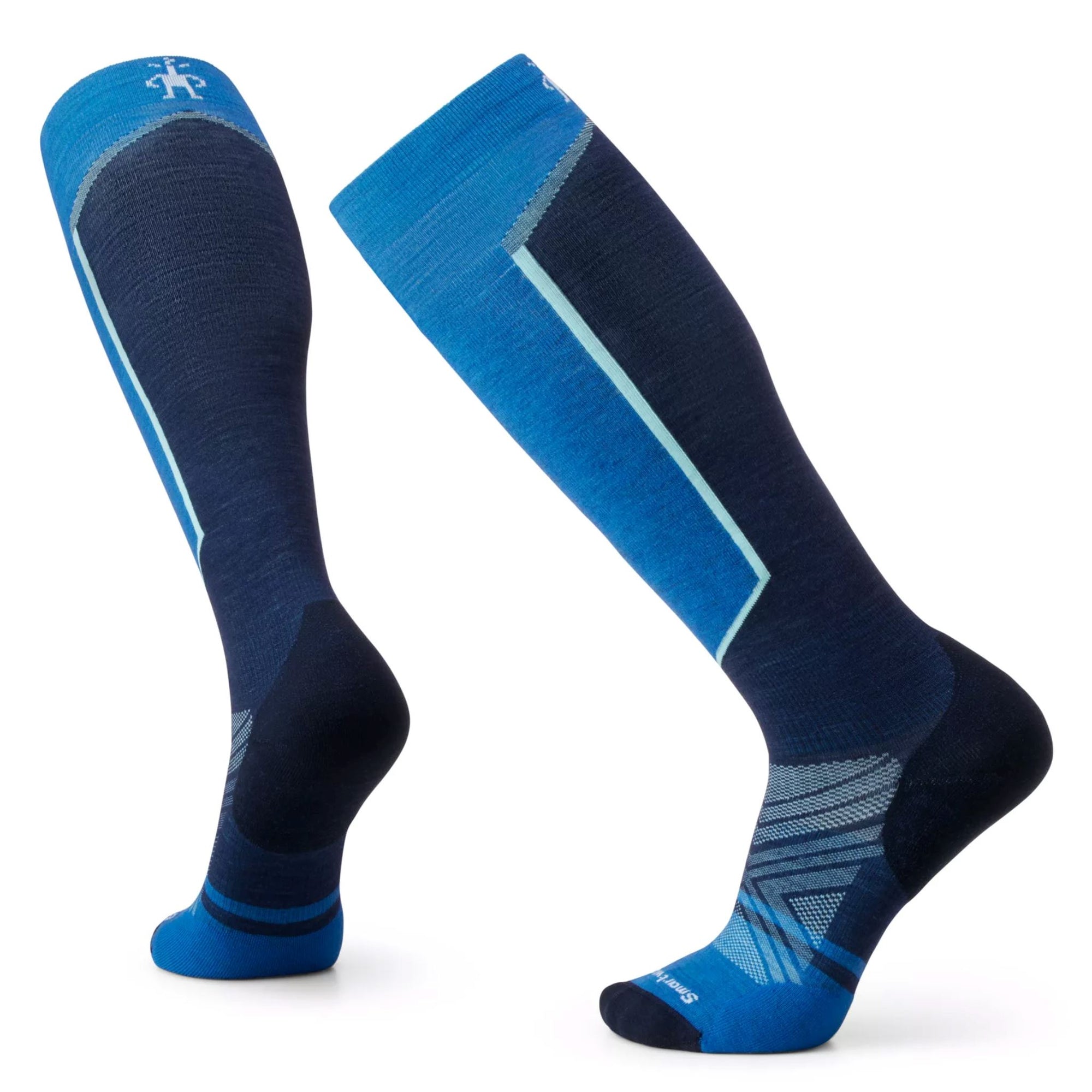 Mens Smartwool Ski Targeted Cushion Socks - Laguna Blue